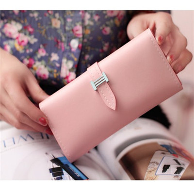 2015新款时尚韩版钱包女士长款超薄多卡位软面手包女款手机包休闲