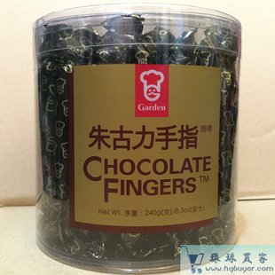 (满百包邮)香港代购嘉顿朱古力手指饼巧克力涂层饼干进口零食饼干
