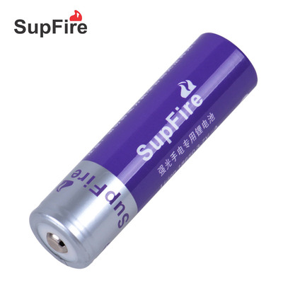 原装SupFire 18650 26650 强光手电筒锂电池3.7v电筒充电电池两用
