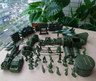 男孩兵团玩具模型军事玩具坦克部队兵人装甲车男生益智玩具