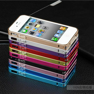 4s 手机壳最新款iPhone4s 4代手机壳iPhone4金属边框手机套 外壳