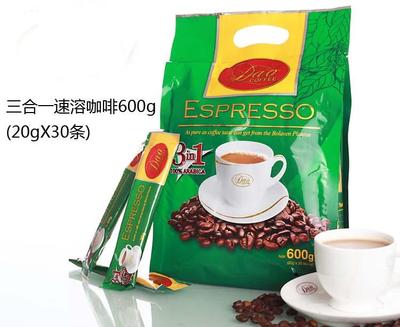 限区包邮 老挝咖啡Dao coffee意式咖啡/绿 600克 三合一速溶咖啡