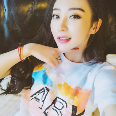 2016夏季GDBABY同款女装创意通勤韩版宽松圆领字母印花短袖棉T恤