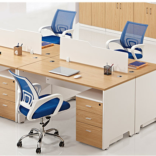 职员办公桌 办公家具办公桌椅套装 简约现代办公桌子 2人4人职员