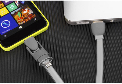 线井果冻推拉二合一数据线苹果iPhone5s/6Plus安卓通用手机充电线