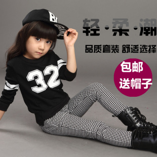 童装女童秋装2015新款儿童运动套装两件套韩版潮中大童宝宝3-12岁
