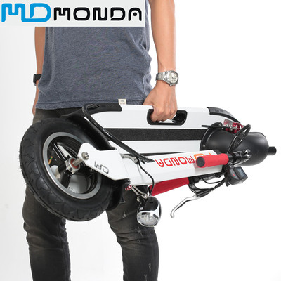 MD折叠代驾电动滑板车/锂电折叠车/代步自行车/10寸防水电机三星