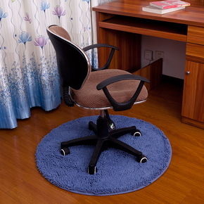 雪尼尔地垫 圆形地毯 电脑椅垫卧室床边床前毯 转椅垫 瑜伽垫