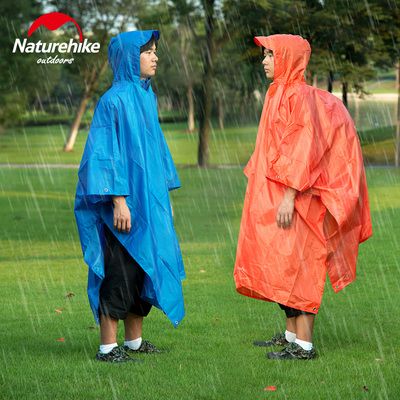 NH三合一雨披户外天幕野餐垫 男士女式成人雨衣 遮阳布凉棚遮阳棚