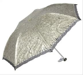 天堂伞超强防紫外线太阳伞黑胶防晒伞折叠超轻晴雨伞两用遮阳伞女