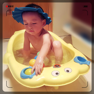 新生儿用品大号加厚婴幼儿沐浴盆 小孩洗浴的盆桶儿童宝宝洗澡盆