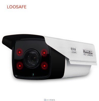 4灯高清模拟监控摄像机1200线红外夜视摄像头 无锡探头