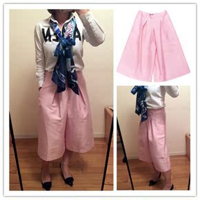【清仓3折】AMENPAPA 粉色超美阔腿裤 明星同款 折扣代购