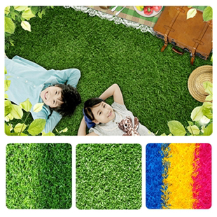 人造草坪仿真彩色草坪绿色地毯塑料假草坪幼儿园人工草皮楼顶阳台