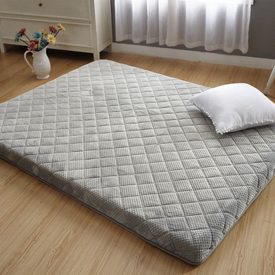 茗香阁加厚10cm榻榻米折叠海绵软床垫子床褥单双人 1.5m1.8米垫被