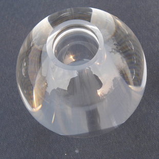 水晶中孔球水晶球打穿孔台灯配件家居楼梯配件玻璃球