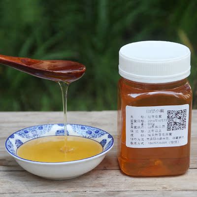 野生枣花蜜纯天然 农家自产蜂蜜深山枣花蜂蜜500g包邮