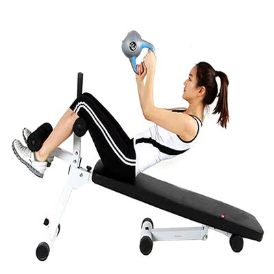 迈康2016新款折叠仰卧板 家用商用腹肌板仰卧起坐训练健身器材
