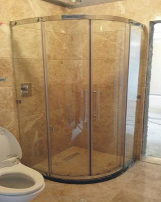 整体淋浴房定制304不锈钢淋浴隔断移门卫生间玻璃隔断推拉门包邮