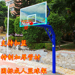 篮球架 成人标准 移动 固定 埋地式  圆管 大小头 户外室外篮球架