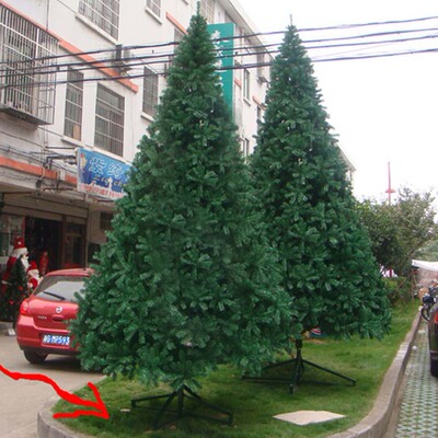 圣诞树1.5米1.8米2.1米2.4米3米4米圣诞树pvc加密加固圣诞树包邮