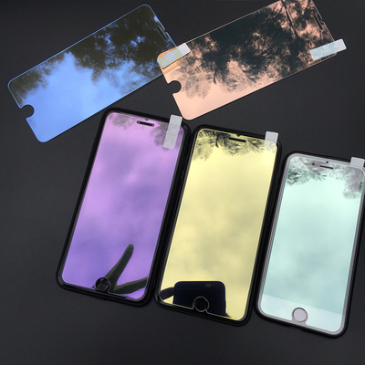 苹果8plus钢化膜5.5全屏iphone7钢化玻璃膜4.7彩膜6p手机膜镜面6s