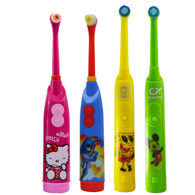 电动牙刷儿童3-6-10岁防水转动hellokitty自动正品中软毛卡通清洁