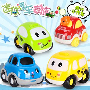 宝宝滑行玩具车小汽车 婴儿玩具儿童0-1-2岁可爱卡通玩具车套装