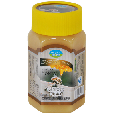 蜂唛 中华老字号 鸭脚木冬蜜1000g瓶装 天然土蜂蜜 从化特产 年货