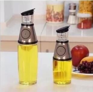油壶 无铅调味玻璃罐 调味瓶 控油瓶 橄榄油瓶 香油瓶 可计量油壶