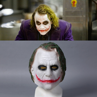 蝙蝠侠黑暗骑士小丑Joker周边万圣节面具MASK面罩头套道具Cosplay