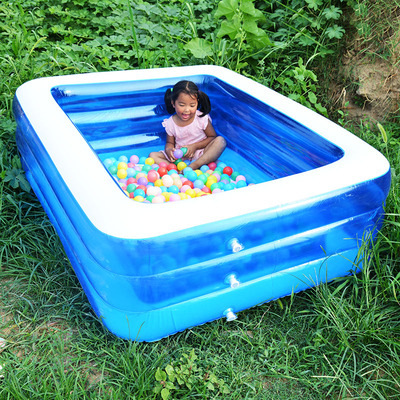 超大号儿童家用游泳池成人小孩游泳池充气加厚大型水池玩具池子
