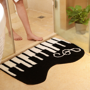 佳悦新款 卡通柔软卧室地毯 卫生间地垫浴室门垫 吸水防滑脚垫