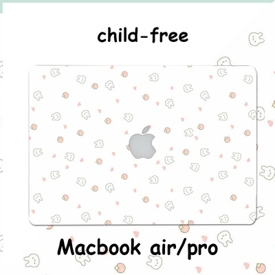 苹果笔记本机身保护贴膜macbook air pro 11 12 13寸创意贴纸卡通