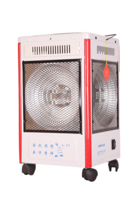 金玫五面取暖器电暖器家用烧烤烤炉型电暖器办公取暖器送烤架