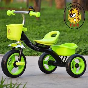 儿童三轮车脚踏车玩具车童车男女宝宝自行车2-3-5-6岁充气轮包邮