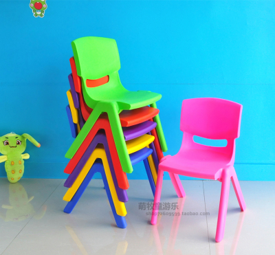 幼儿园小椅子塑料加厚 靠背椅子 幼儿园课桌椅批发 宝宝椅子包邮