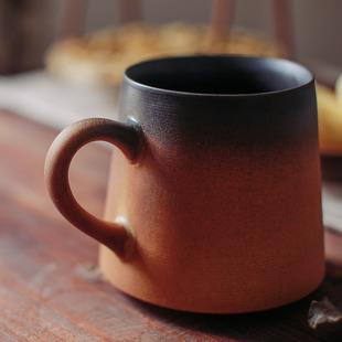 创意日式杯子陶瓷茶杯马克杯定制情侣水杯简约大容量复古咖啡杯