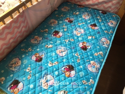 秋冬幼儿园宝宝睡垫床垫儿童床褥毯子迪斯尼卡通婴儿床垫床单包邮