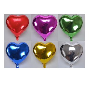 批发店铺活动生日派对布置婚庆婚礼用品18寸铝箔心形气球铝膜气球