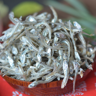 新鲜小银鱼韩国出口小海燕鱼干海鲜干货特产250g两件包邮