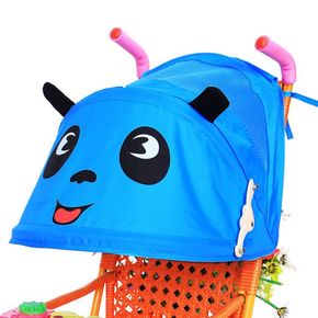 婴儿手推车遮阳蓬配件伞车通用折叠顶蓬顶棚子防紫外线可拆卸包邮