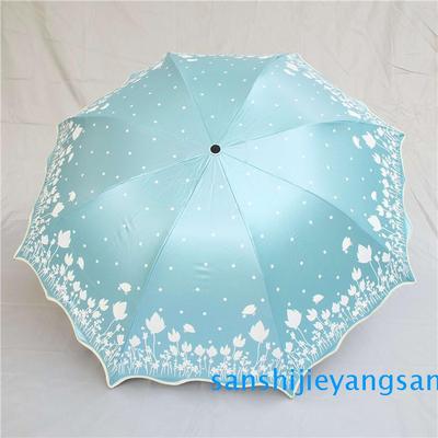 天堂伞创意黑胶时尚女士遮阳伞防晒防紫外线晴雨伞