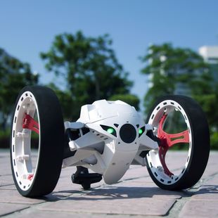 升级版智能遥控特技弹跳车机器人跳跳越野车迷你户外玩具跑跳赛车