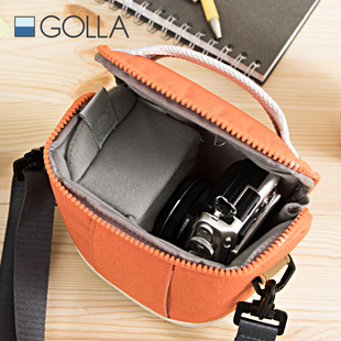 芬兰GOLLA索尼NEX-5N A6000L A7II单肩微单摄影包RX1  黑卡相机包