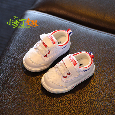 2016秋季宝宝鞋子0-1-2岁软底学步鞋透气婴儿鞋儿童防滑休闲单鞋