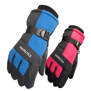 保暖手套男女冬季滑雪手套防风防水摩托车手套加棉加绒骑车手套