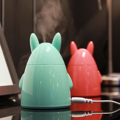 正品自由星苹果兔加湿器迷你家用静音小型创意喷雾卧室空气净化