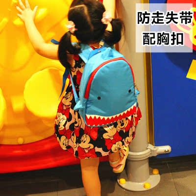 韩版幼儿园儿童书包男女童小孩宝宝小书包防走失双肩背包1-3-6岁