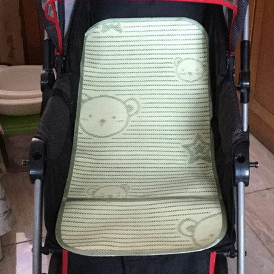 婴儿手推车宝宝童车通用凉席 冰丝推车夏季透气凉席子安全座椅垫